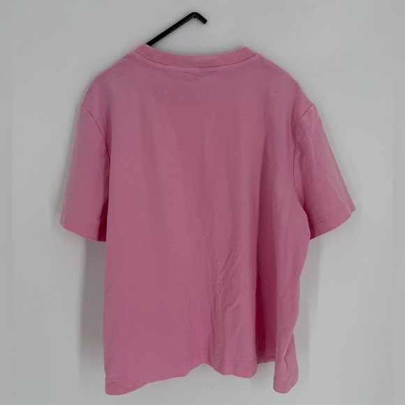 Cos Pink Boxy Regular Fit T-Shirt - Picture 6 of 6